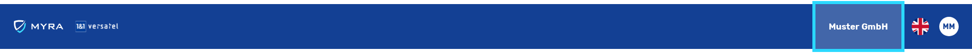 Opening user management – Option 1